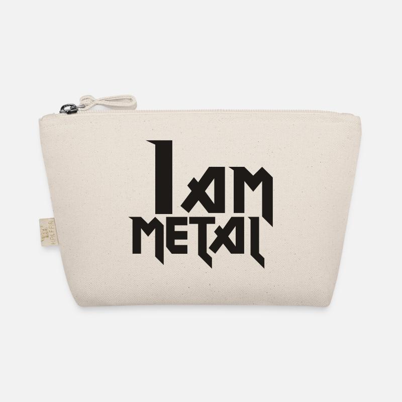 metall - Bio-Täschchen - Natur