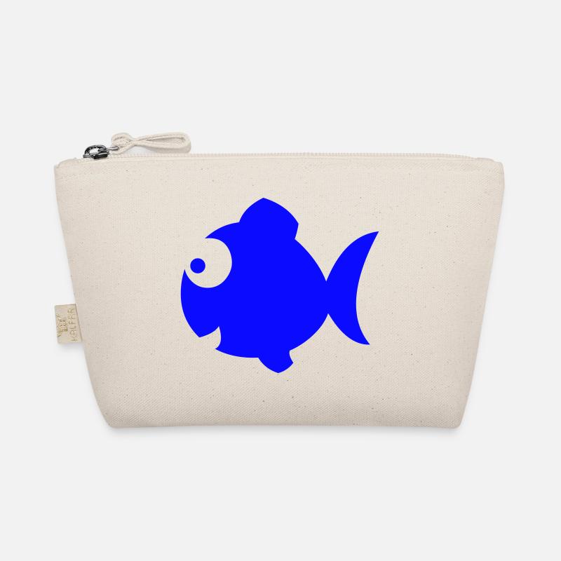 Happy Blue Fish - Organic Pouch - nature