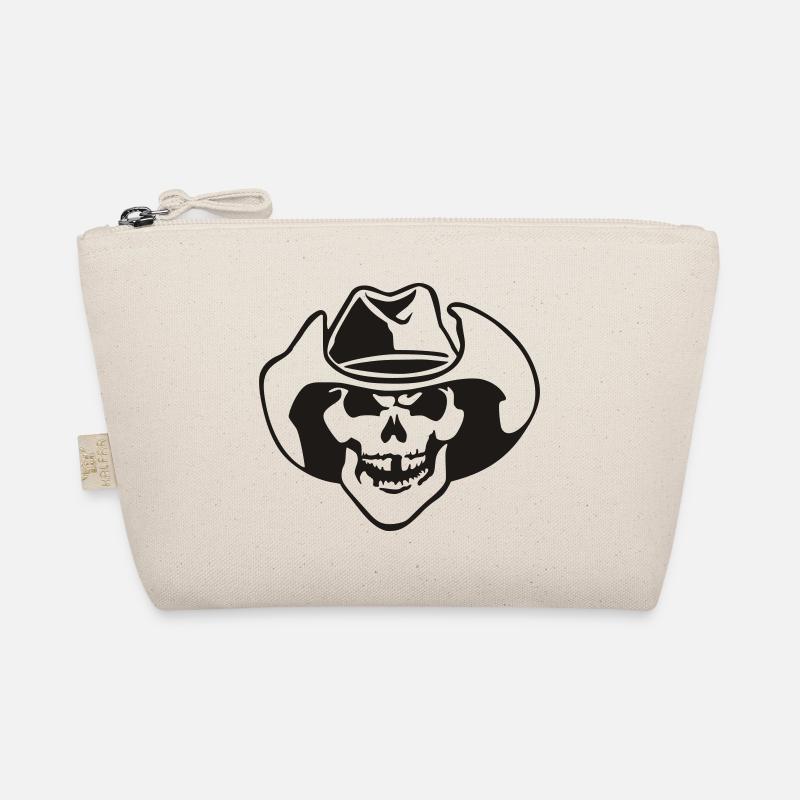 bone head / Knochenkopf Bio-Täschchen