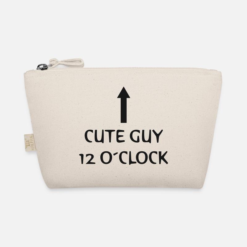 cute guy 12 o clock Bio-Täschchen