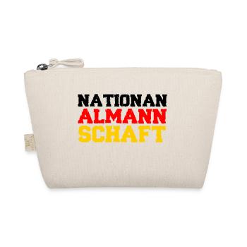Nationalmannschaft Fußball Wortwitz - Bio-Täschchen - Natur - Vorne