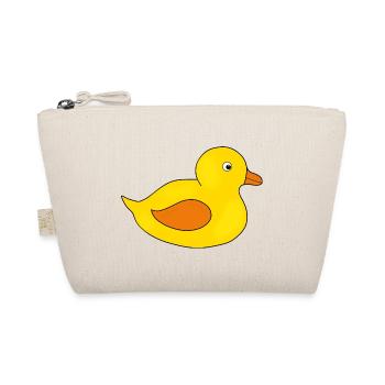 Kawaii Chibi Kawaii Duck Kawaii Duckling - Organic Pouch - nature - Front