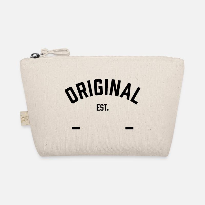 ORIGINAL est "Year" Vorlage in schwarz Bio-Täschchen