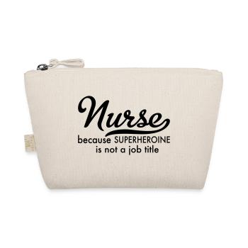 Krankenschwester - Bio-Täschchen - Natur - Vorne