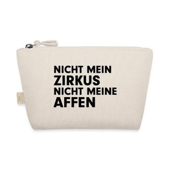 Nicht mein Zirkus, nicht meine Affen - Bio-Täschchen - Natur - Vorne