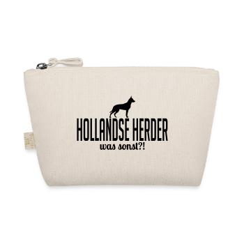 HOLLANDSE HERDER what else dog saying Wilsigns - Organic Pouch - nature - Front