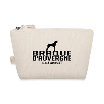 BRAQUE D AUVERGNE what else dog saying Wilsigns - Organic Pouch - nature - Front