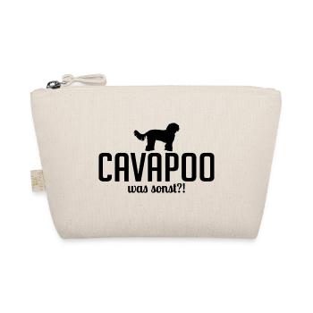 Cavapoo was sonst Hundespruch Hunde Wilsigns - Bio-Täschchen - Natur - Vorne
