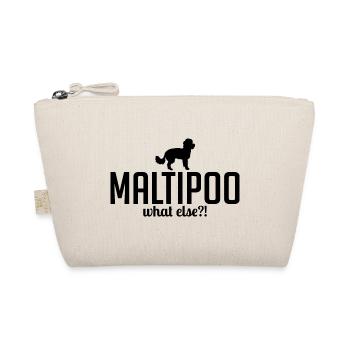 Maltipoo what else dog saying dogs - Organic Pouch - nature - Front