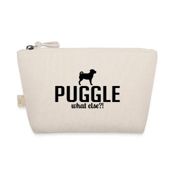 Puggle what else Hundespruch Hunde Wilsigns - Organic Pouch - nature - Front