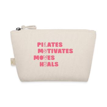 Pilates motivates moves heals - Organic Pouch - nature - Front
