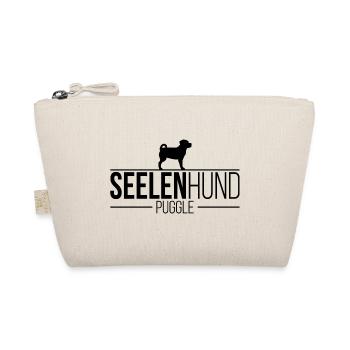 Puggle Seelenhund Hunde Hundespruch Hund Wilsigns - Bio-Täschchen - Natur - Vorne
