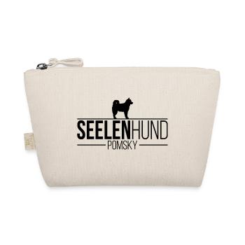 Pomsky Seelenhund Hunde Hund Hundespruch Wilsigns - Bio-Täschchen - Natur - Vorne