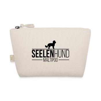 Maltipoo Seelenhund Hundespruch Hunde Wilsigns - Bio-Täschchen - Natur - Vorne