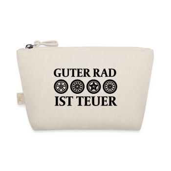 Guter Rad ist teuer - Bio-Täschchen - Natur - Vorne