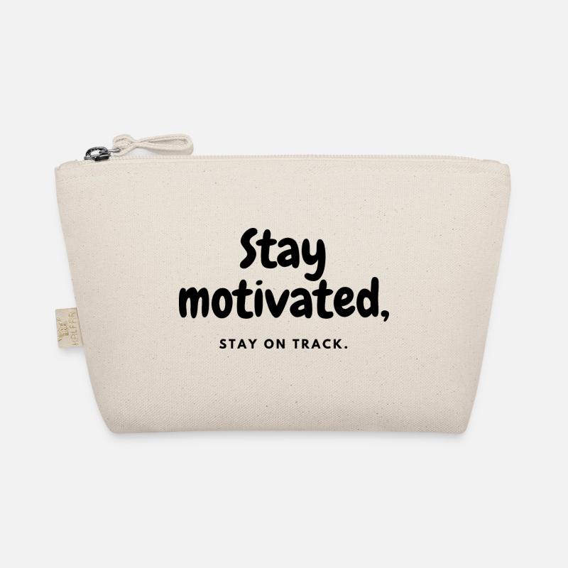 Stay motivated stay on track - Bio-Täschchen - Natur