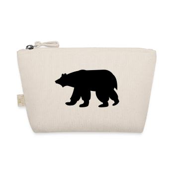 Polar bear full of snow - Organic Pouch - nature - Front