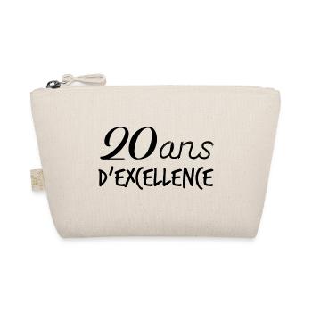 Anniversaire 20 ans d’excellence - Trousse biologique - nature - Devant