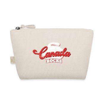 Canada Rocks Curling Stone Curler Drapeau canadien - Trousse biologique - nature - Devant