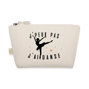 J peux pas j ai danse ballet idée cadeau tshirt - Trousse biologique - nature - Devant