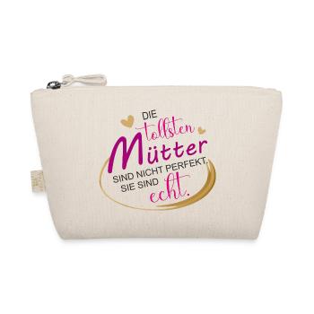 Tollste Mutter Mama Mütter Valentinstag - Bio-Täschchen - Natur - Vorne