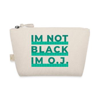 Je ne suis pas noir je suis OJ rappeur hip hop - Trousse biologique - nature - Devant