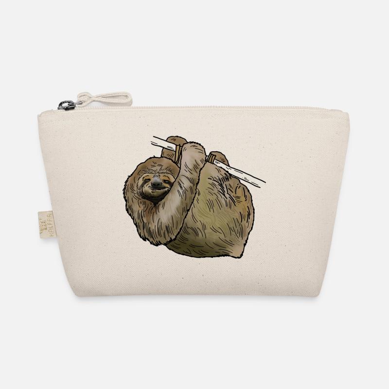 Sloth on a branch Organic Pouch
