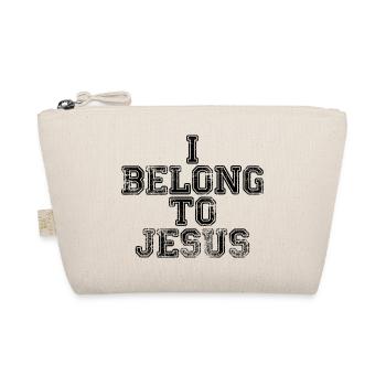 I belong to Jesus Christian Bible Religion - Organic Pouch - nature - Front