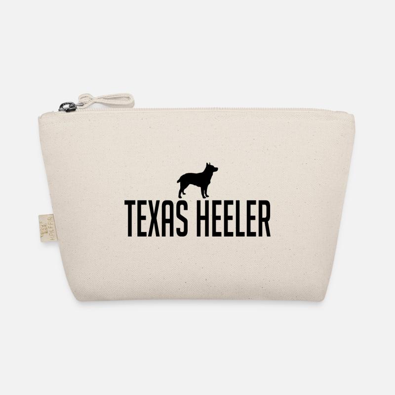 Texas Heeler Hunderasse Hund Hunde Wilsigns - Bio-Täschchen - Natur
