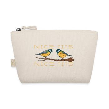 Nice Tits I Ornitologie Meise Ornitologe Natur - Bio-Täschchen - Natur - Vorne