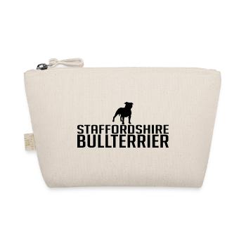 Staffordshire Bullterrier Hunderasse Hund Hunde - Bio-Täschchen - Natur - Vorne