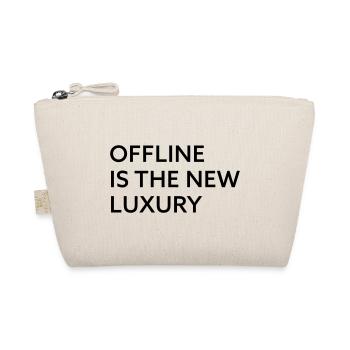 Offline is the new luxury - Organic Pouch - nature - Front