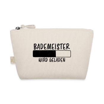 Bademeister Spruch Lustiges Bademeister Geschenk - Bio-Täschchen - Natur - Vorne