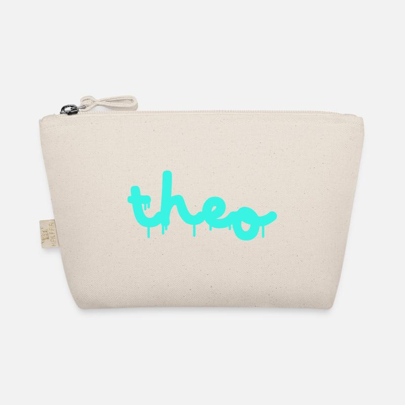 Name Theo - Bio-Täschchen - Natur