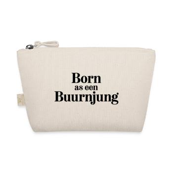 Born as een Buurnjung - Organic Pouch - nature - Front