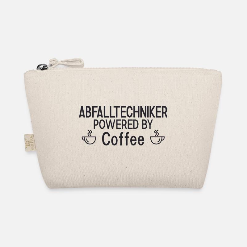 Abfalltechniker Powered By Coffee Bio-Täschchen