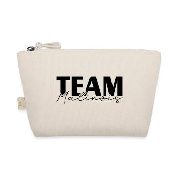 TEAM MALINOIS Hunde Hund Wilsigns IGP Hundesport - Bio-Täschchen - Natur - Vorne