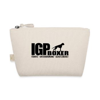 IGP BOXER Wilsigns Hundesport Geschenke Hunde Hund - Bio-Täschchen - Natur - Vorne