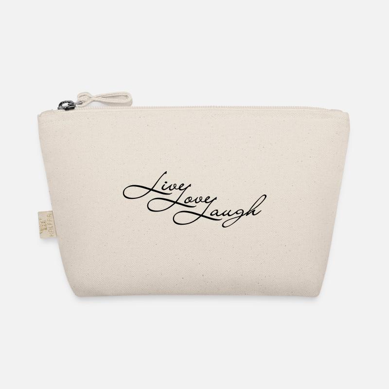 Live Laugh Love Bio-Täschchen
