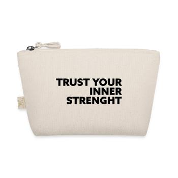 Trust your inner Strenght - Organic Pouch - nature - Front