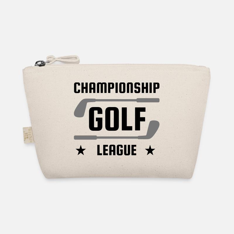 Championship golf league (Golfschläger, Sterne) Bio-Täschchen