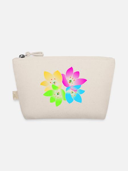 Flower Flowers Floral Floral Floral Bouquet - Organic Pouch - nature - Front
