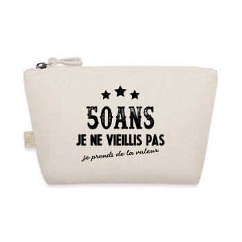 Vieillis pas cadeau anniversaire 50 ans Humour - Trousse biologique - nature - Devant