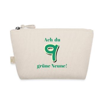 Ach du grüne Neune - Bio-Täschchen - Natur - Vorne