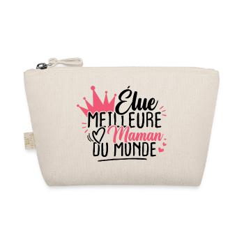 Élue meilleure maman du monde - Trousse biologique - nature - Devant