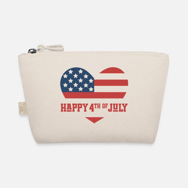 Frohen 4. Juli Bio-Täschchen