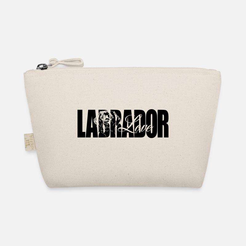 Labrador Retriever Labbi Love Liebe Hunde Wilsigns - Bio-Täschchen - Natur