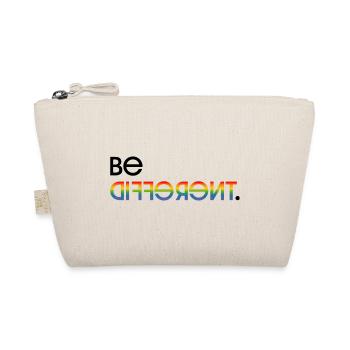 Be different print back LGBT lgbtqi queer - Trousse biologique - nature - Devant