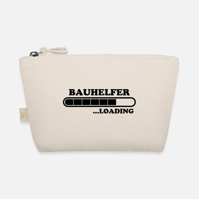 Bauhelfer Spruch Beruf Lustiges Bauhelfer Geschenk Bio-Täschchen
