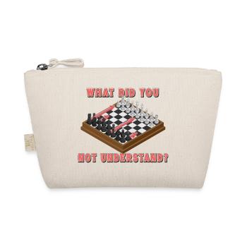 Qu’est-ce que vous n’avez pas compris ? Coups d’échecs - Trousse biologique - nature - Devant